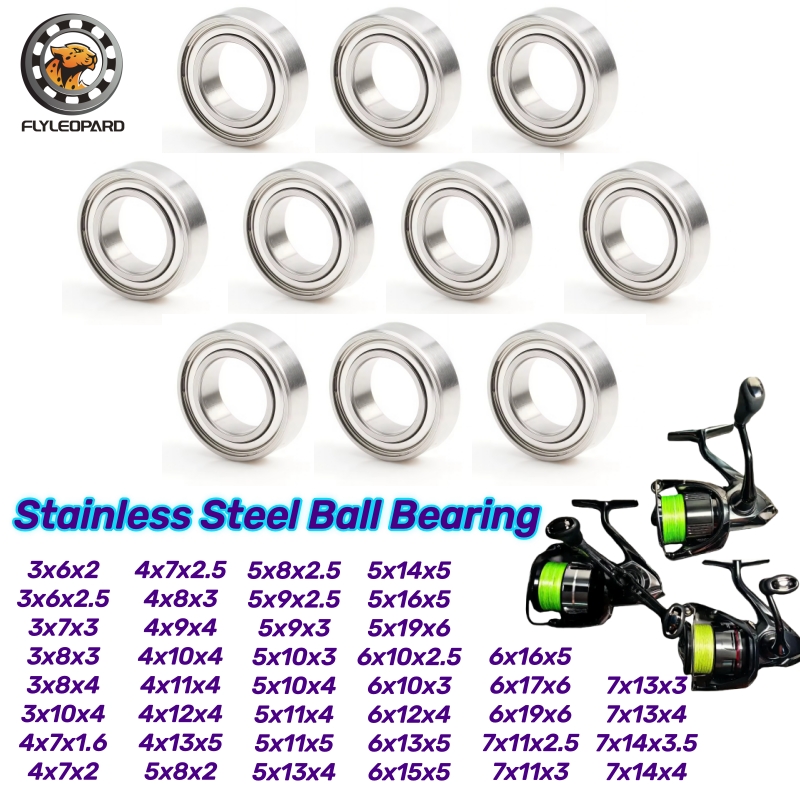 Fly Reel - 10 stks SMR85ZZ 5x8x2.5mm ABEC-9 Rvs